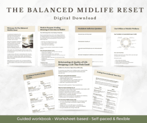 Midlife wellness, self-care, personal growth, and health strategies for a balanced life.